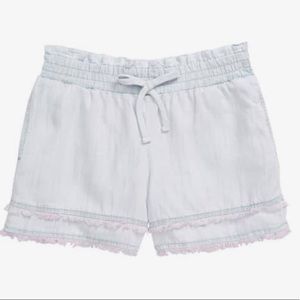 Bella Dahl frayed-hem paperbag shorts